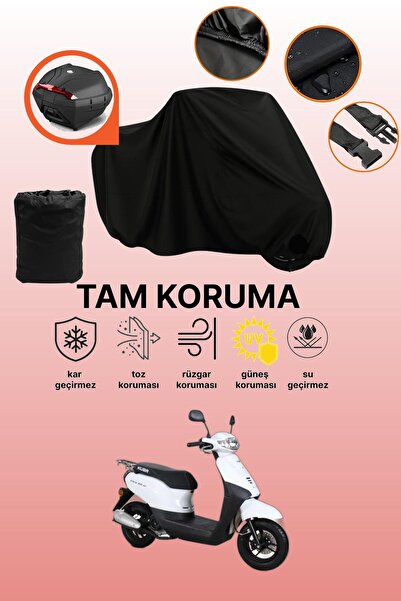 dokaca حقيبة خلفية سوداء متوافقة مع قماش دراجة نارية متوافق مع Kuba City Go، ...