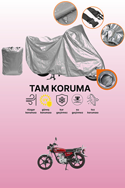 dokaca Gray Lock Compatible Mondial 50 Uag Compatible Motorcycle Cover, Prote...