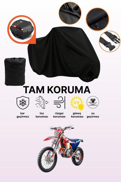 dokaca حقيبة خلفية سوداء متوافقة مع KTM 250 EXC-F Six Days، قماش متوافق مع ال...