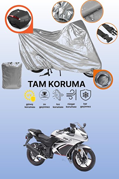 dokaca غطاء حماية رمادي اللون ومتوافق مع حقيبة الخلفية متوافق مع دراجة نارية ...