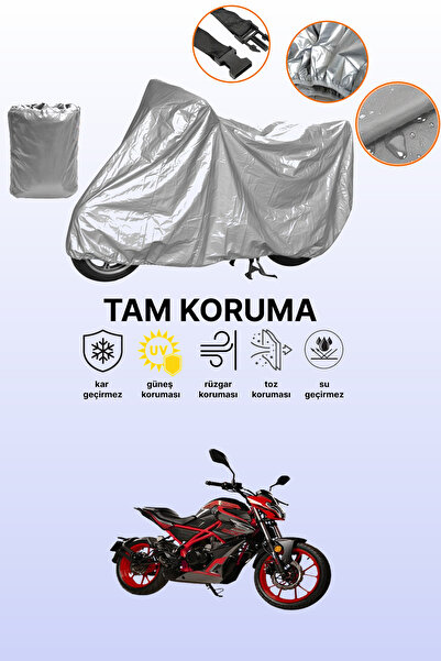 dokaca غطاء دراجة نارية رمادي متوافق مع موتولوكس دريفت 200، غطاء واقي، غطاء ل...