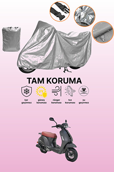dokaca Gray Rear Bag and Lock Mismatch Kuba Valentin.O 50 Compatible Motorcyc...
