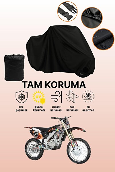 dokaca غطاء محرك متوافق مع دراجة أباتشي XZ 250R باللون الأسود، غطاء واقي، غطا...