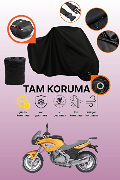 dokaca Black Lock and Tail Bag Compatible Bmw F 650 Cs Compatible Motorcycle ...