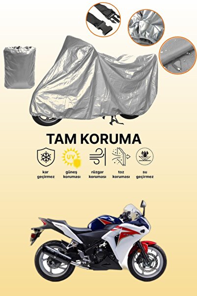 dokaca Gray Honda Cbr 250 R Compatible Motorcycle Cover, Protective Cover, Mo...