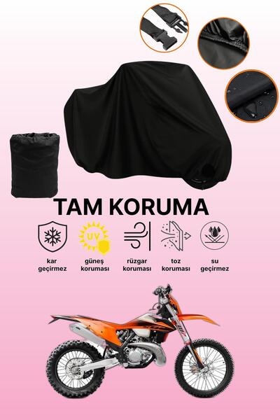 dokaca غطاء محرك أسود متوافق مع KTM 250 EXC TPI، غطاء واقي، غطاء دراجة نارية