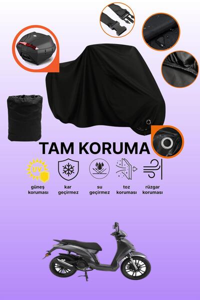 dokaca Black Lock and Tail Bag Compatible Mondial 125 Prostreet Compatible Mo...