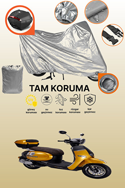 dokaca حقيبة خلفية رمادية اللون ومتوافقة مع قماش دراجة نارية متوافق مع Kuba B...