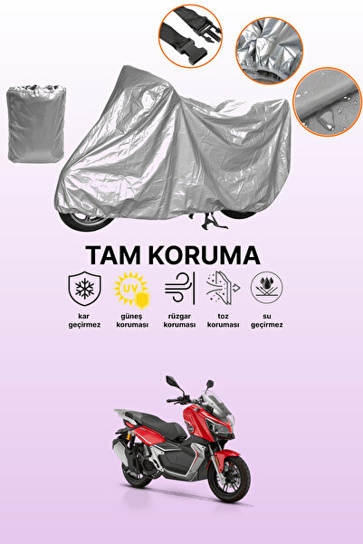 dokaca Gray Rks Reale 125X Compatible Motorcycle Tarpaulin, Protective Cover,...