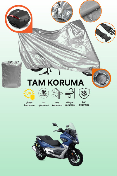 dokaca Gray Lock and Tail Bag Compatible Rks Blade 350 Compatible Motorcycle ...