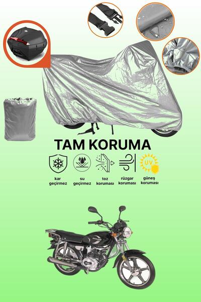 dokaca Gray Rear Bag Compatible Bisan Toprak Wrc 100 Compatible Motorcycle Ta...