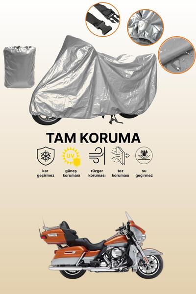 dokaca غطاء دراجة نارية رمادي اللون من هارلي ديفيدسون FLHTK إلكترا جلايد ألتر...