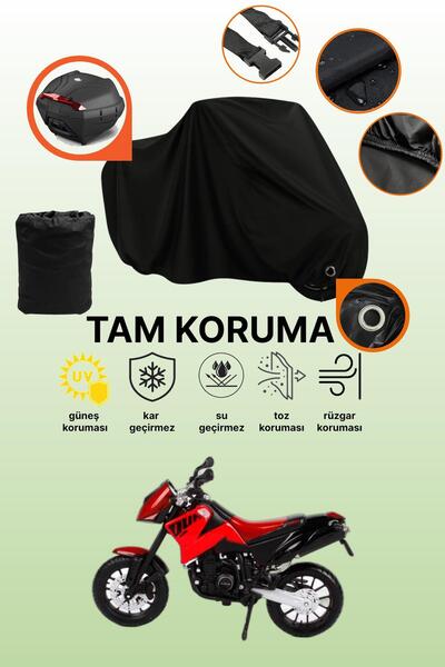 dokaca حقيبة خلفية سوداء متوافقة مع KTM 640 Duke II، غطاء دراجة نارية متوافق،...