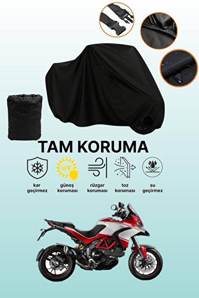 dokaca غطاء محرك دوكاتي مولتيسترادا 1200 بايكس بييك باللون الأسود، غطاء واقي،...