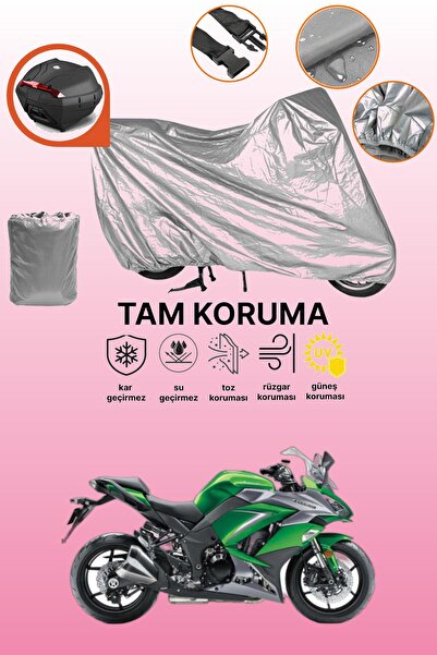dokaca حقيبة خلفية رمادية متوافقة مع غطاء المحرك المتوافق مع Kawasaki Z 1000 ...