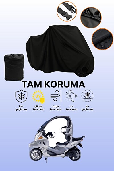 dokaca Black Bmw C1 Compatible Motor Tarpaulin, Protective Cover, Motorcycle ...