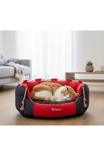 PATİTEX Lüx Konfor Koltuk- Kedi Köpek Yatak- Kendinden Minderli -Yıkanabilir ...