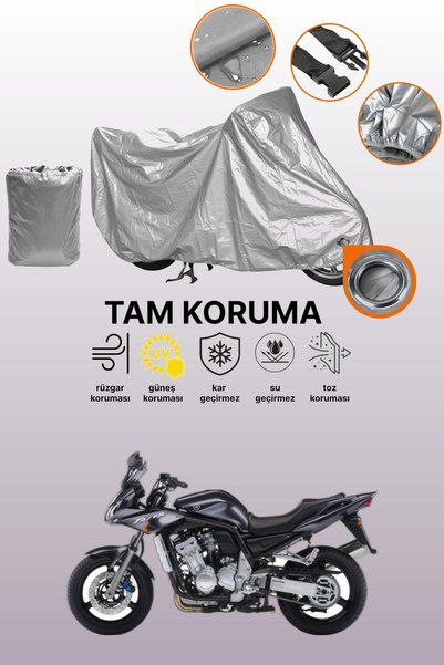 dokaca غطاء محرك متوافق مع ياماها FZS1000 من Gray Lock، غطاء واقي