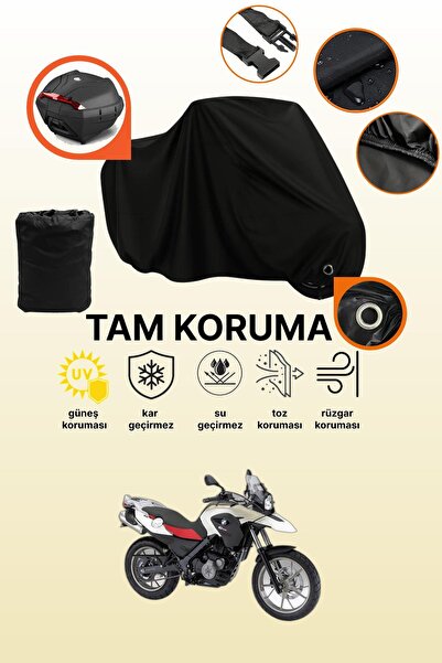 dokaca Black Lock and Tail Bag Compatible Bmw g 650 Gs Compatible Motorcycle ...