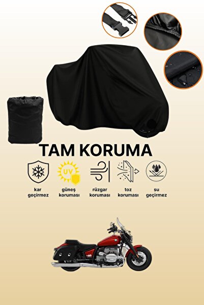 dokaca غطاء محرك متوافق مع BMW R 18 باللون الأسود، غطاء واقي، غطاء للدراجات ا...
