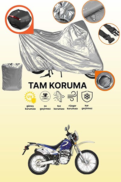 dokaca Gray Rear Bag and Lock Compatible Kanuni Cheetah 125 Compatible Motorc...