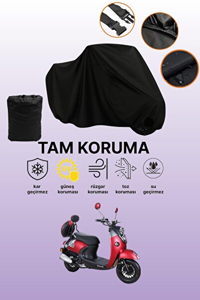 dokaca حقيبة خلفية سوداء وقماش متوافق مع دراجة نارية من نوع Kuba Trendy XC 50