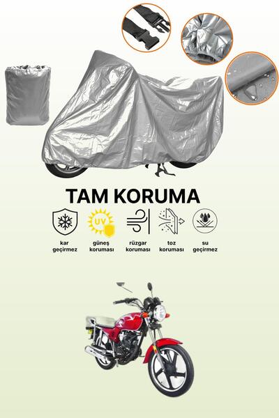 dokaca غطاء دراجة نارية رمادي اللون متوافق مع ماركة يوكي YK 100-2A أبولو، غطا...