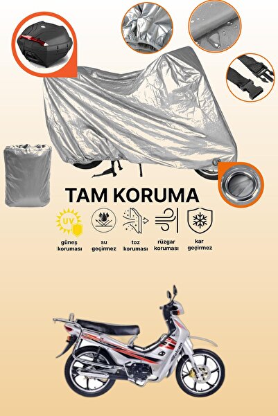 dokaca Gray Lock and Tail Bag Compatible Falcon Magic 50 Compatible Motorcycl...