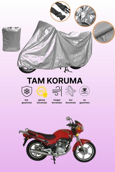 dokaca Gray Mondial 150 Kn Compatible Motorcycle Tarpaulin, Protective Cover,...
