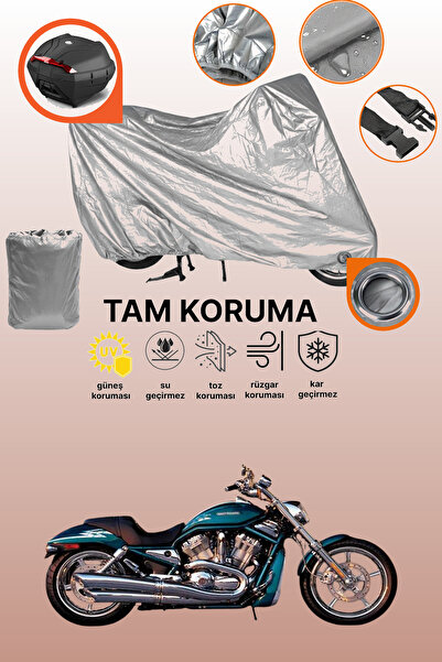 dokaca حقيبة خلفية وقفل باللون الرمادي متوافقة مع هارلي ديفيدسون سكريمين إيجل...