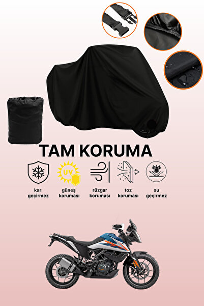 dokaca غطاء محرك أسود متوافق مع KTM 250 Adventure، غطاء واقي، غطاء للدراجات ا...