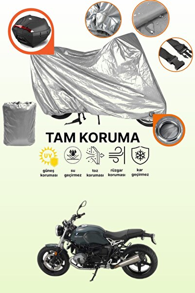dokaca Grey Lock and Tail Bag Compatible Bmw R Nine t Pure Compatible Motorcy...