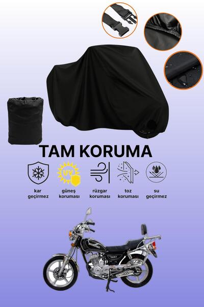 dokaca Black Mondial 150 Kt Compatible Motorbike Tarpaulin, Protective Cover,...
