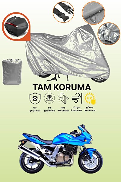 dokaca حقيبة خلفية رمادية متوافقة مع غطاء المحرك المتوافق مع Kawasaki Z 750 S...