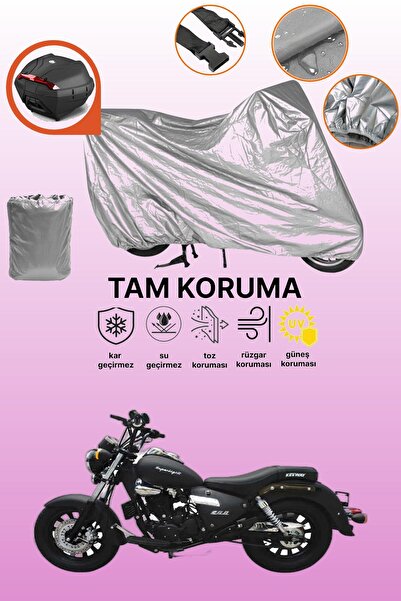 dokaca حقيبة خلفية رمادية متوافقة مع Kuba Superlight 200، غطاء واقي للدراجة