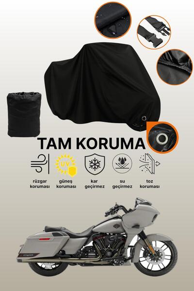 dokaca مظلة دراجة نارية متوافقة مع هارلي ديفيدسون CVO رود جلايد متوافقة مع ال...