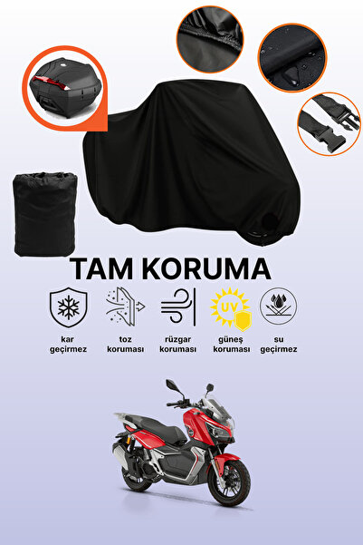 dokaca Rks Reale 125 Compatible Motorcycle Tarpaulin Compatible with Black Re...