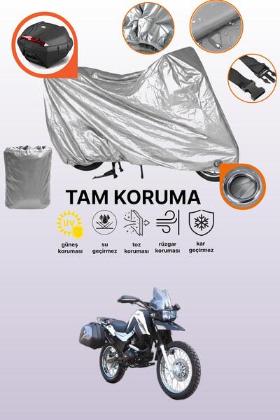 dokaca Gray Lock and Tail Bag Compatible Rks Winner 200 Compatible Motorcycle...
