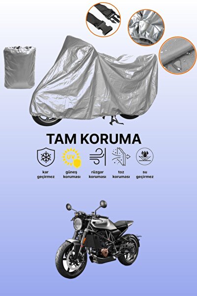 dokaca غطاء دراجة نارية متوافق مع هوسكفارنا فيتبيلين 401 باللون الرمادي، غطاء...