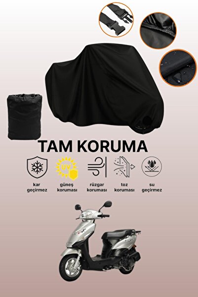 dokaca غطاء محرك متوافق مع Black Kuba Golf 100، غطاء واقي، غطاء للدراجات النارية