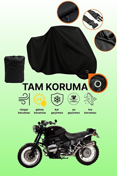 dokaca مظلة دراجة نارية متوافقة مع BMW R 1100 R متوافقة مع القفل الأسود