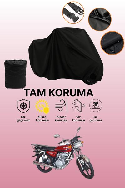 dokaca Black Kuba Km125-6 Compatible Engine Cover, Protective Cover, Motorcyc...