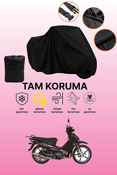 dokaca Black Rks Jaguar 100 Compatible Motorbike Tarpaulin, Protective Cover,...