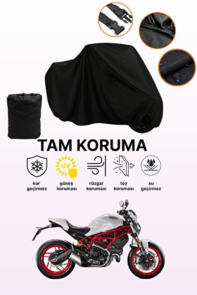 dokaca غطاء محرك متوافق مع دراجة دوكاتي مونستر 797 بلس باللون الأسود، غطاء وا...