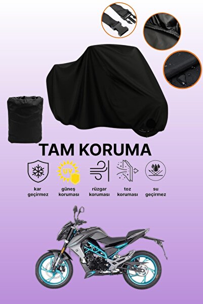 dokaca غطاء محرك أسود متوافق مع CFmoto 150NK، غطاء واقي، غطاء للدراجات النارية