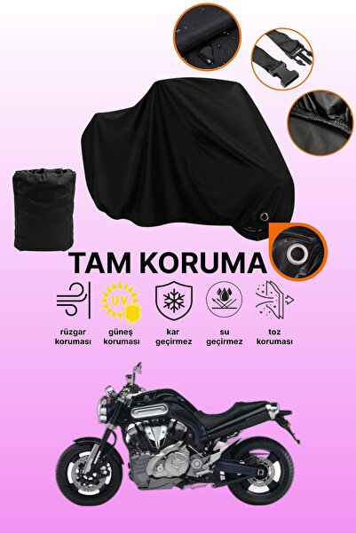 dokaca غطاء دراجة نارية متوافق مع ياماها MT-01 من بلاك ليكت، غطاء واقي
