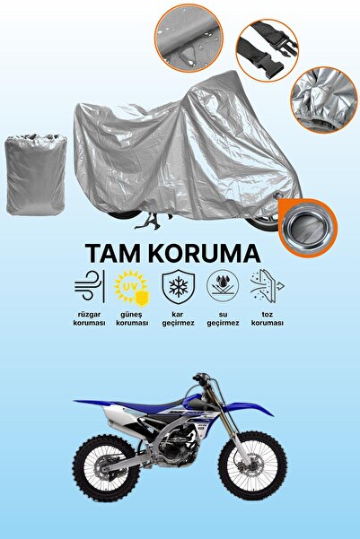 dokaca غطاء محرك متوافق مع ياماها YZ 250 F متوافق مع غطاء المحرك باللون الرمادي