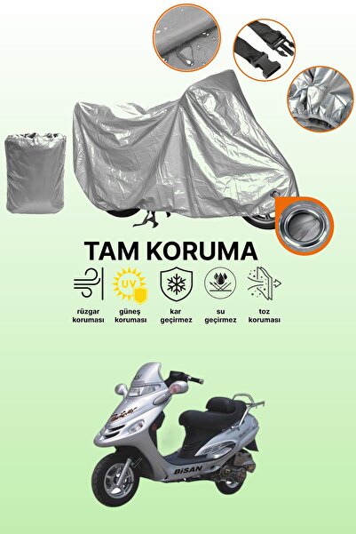 dokaca Gray Lock Compatible Bisan Pacific 150 Compatible Motor Tarpaulin, Pro...