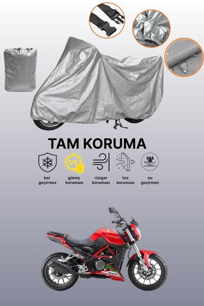 dokaca غطاء دراجة نارية رمادي اللون متوافق مع Benelli TNT 25، غطاء واقي، غطاء...