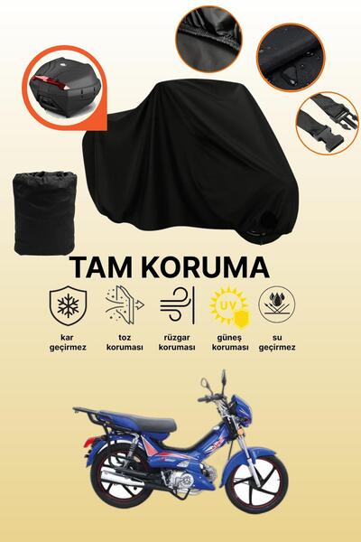 dokaca حقيبة خلفية سوداء متوافقة مع قماش دراجة نارية متوافق مع Kuba Runner 50...